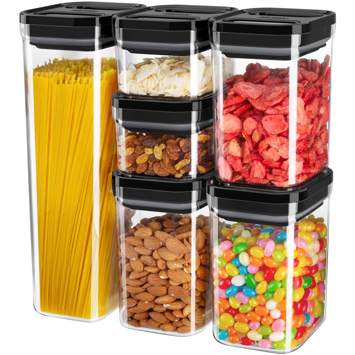 MR.SIGA 6 Piece Airtight Food Storage Container Set - Image 1