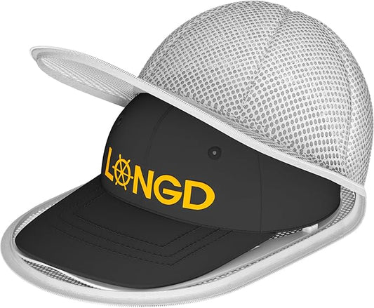 LONGD Hat Washer Cage with Snap Lock - Machine/Dryer Safe Compact Hat Cleaner for Baseball Caps & Storage