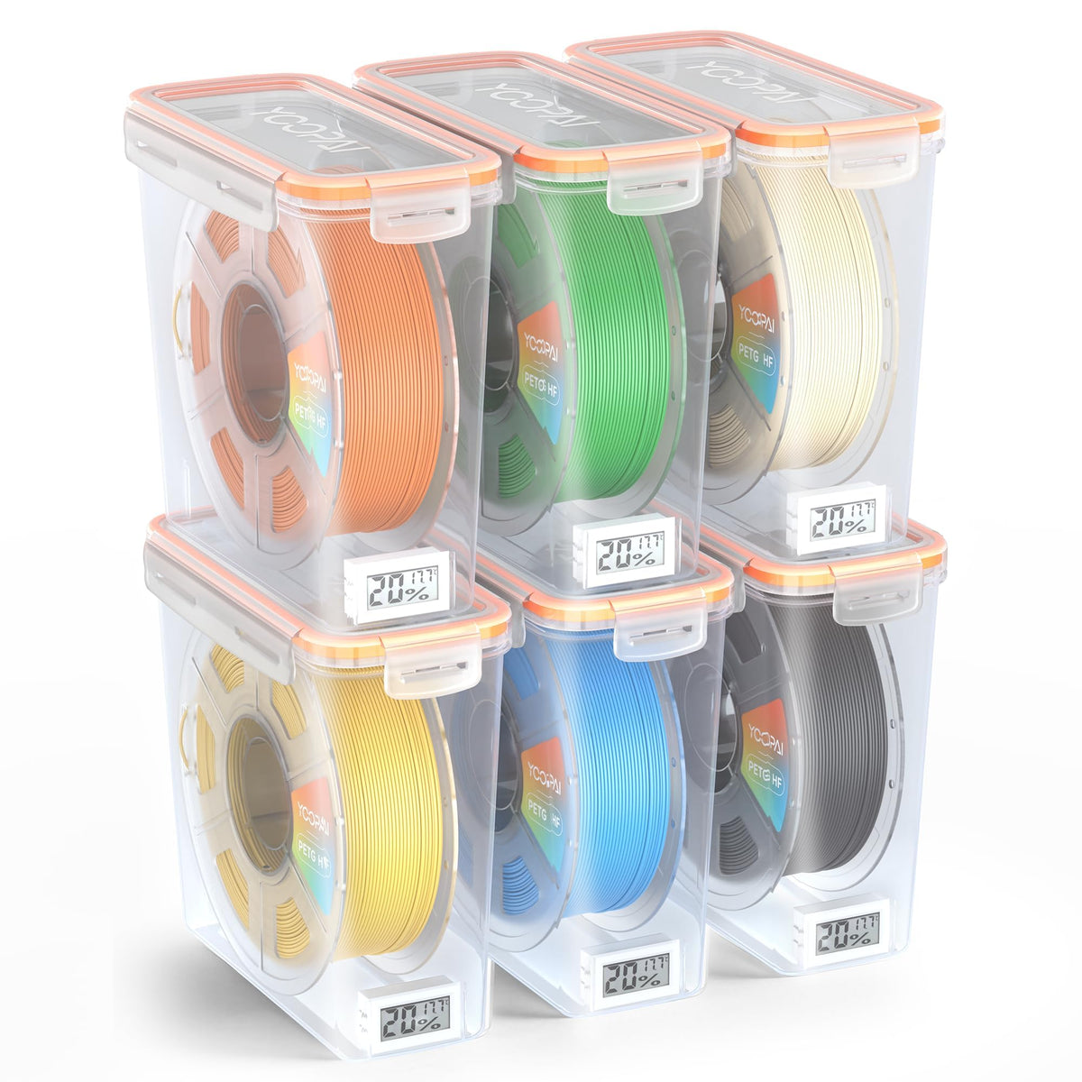 YOOPAI Pro Filament Storage Box with Temperature & | Home Organization - Image 1