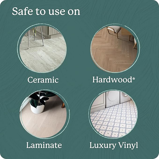 Shaw Floors St.Jude Hard Surface Floor Cleaner Spray- Rinse- Free, Scuffs & Dirt- Safe for Hardwood, Laminate, Luxury Vinyl & Tile - 32 Fl.oz (Pack of 1)