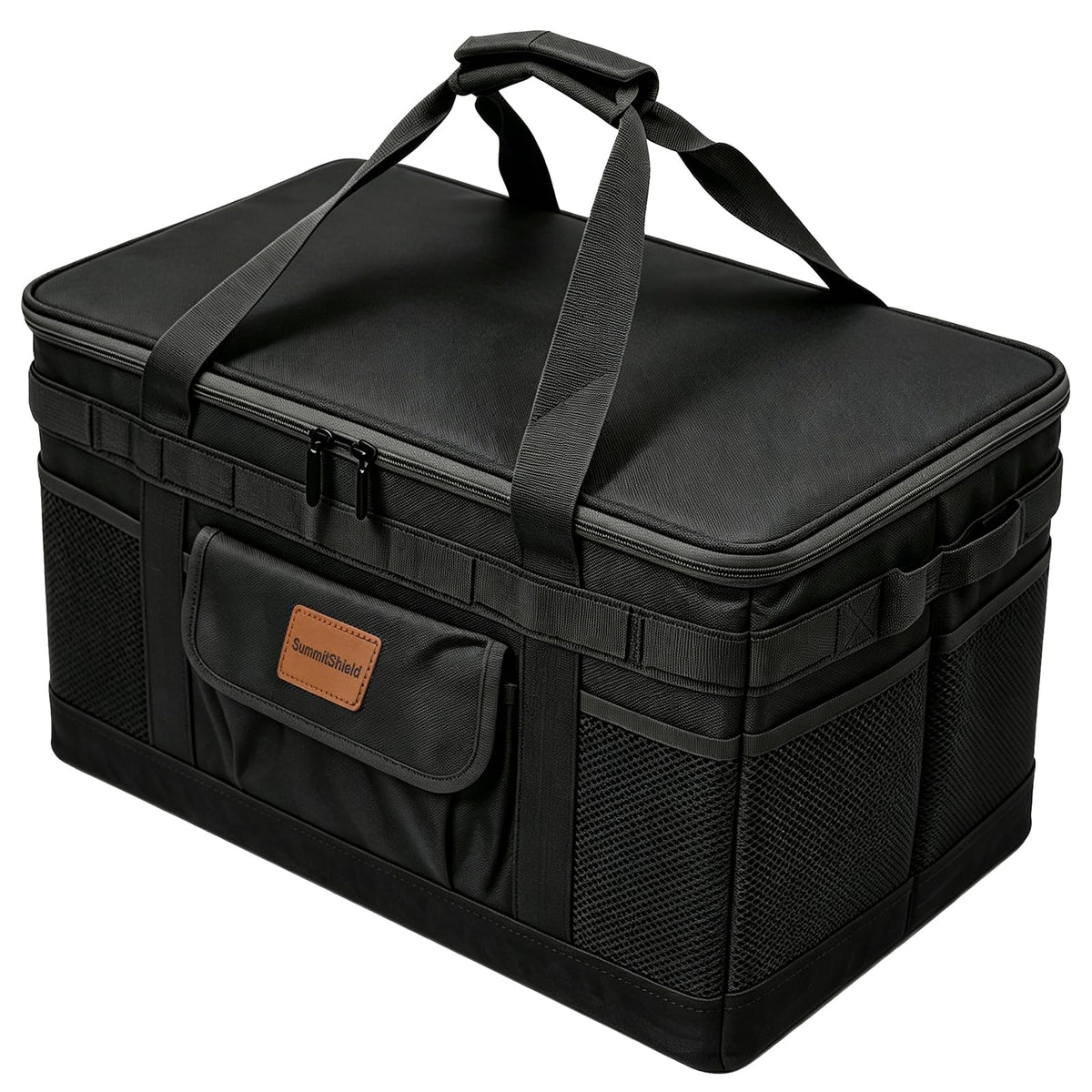 57L Tactical Camping Storage Bag - Black, Waterproof - Image 1