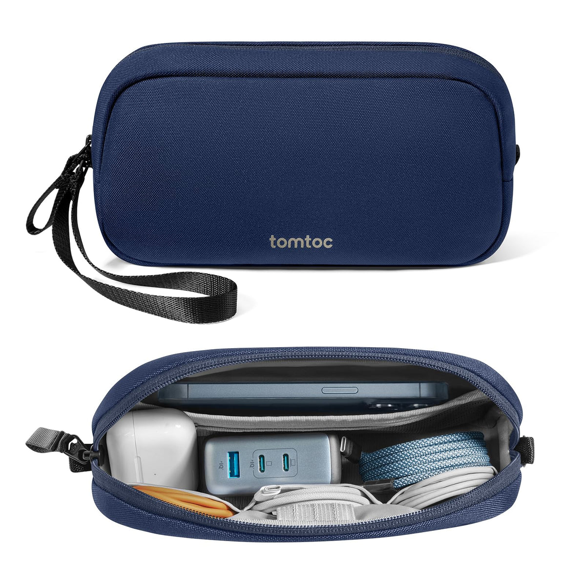 tomtoc Electronics Organizer Travel Case, Cable Organizer - Image 1