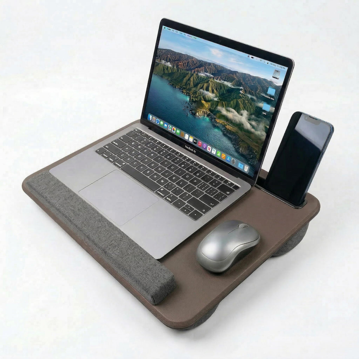 Portable Lap Laptop Desk with Pillow Cushion, Fits up to 15.6 - Image 1