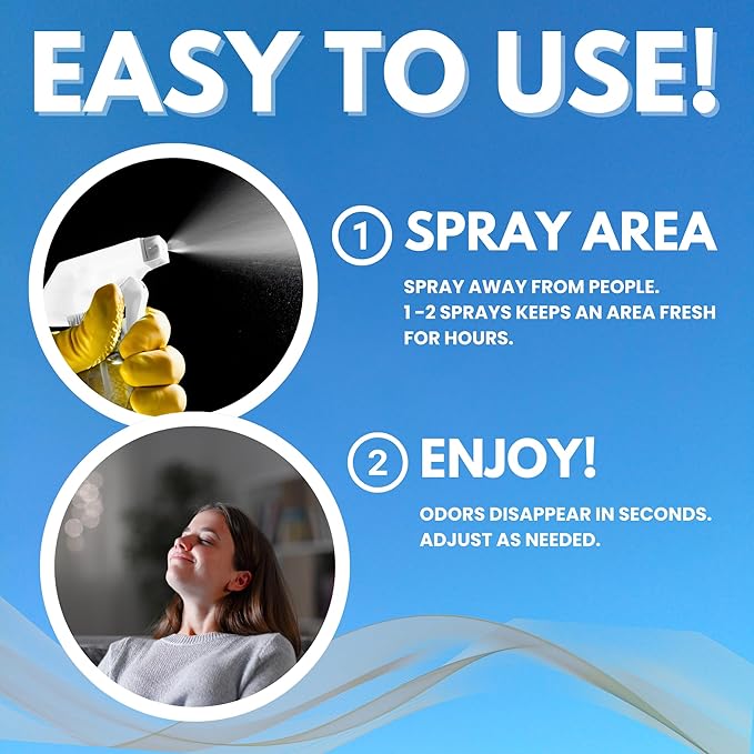 Neutron Industries NI-712 Tiki Beach Odor Eliminator Spray (2 bottles) – Powerful, Long-Lasting Odor Neutralizer – Instant Air Freshener for Home, Car & More – Pint-Sized (16 oz)