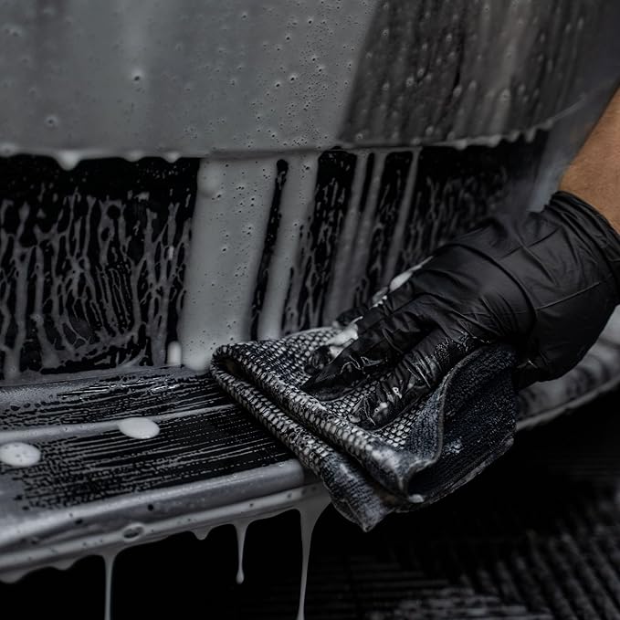 Blackline Clay Towel - Auto Detailing Clay Towel - Decontaminate Paint and Glass for Smoth Washing - 12" x 12"