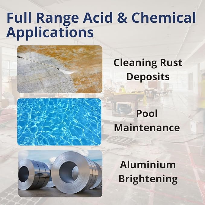 Sprayers Plus Acid Sprayer 2 Gallon, Acid Pro Compression Sprayer, Chemical Resistant, Leak-Free, for Acid Stain Muriatic Acid