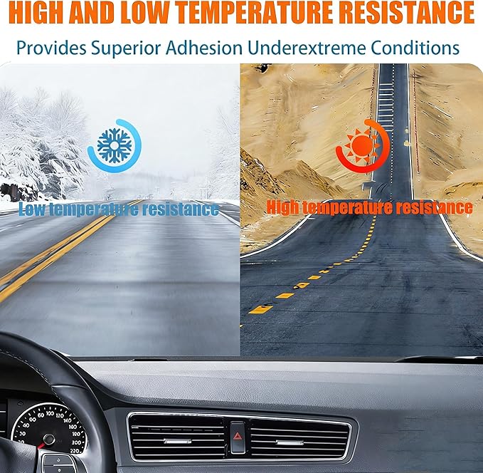 Sticky Adhesive Pads for Car Magnetic Phone Holder, 8pcs 2.2" Circle Heat Resistant Double Sided Tape Replacement for Dashboard Cell Phone Mount & Mini Dash Cam Base (Round 2.2'')
