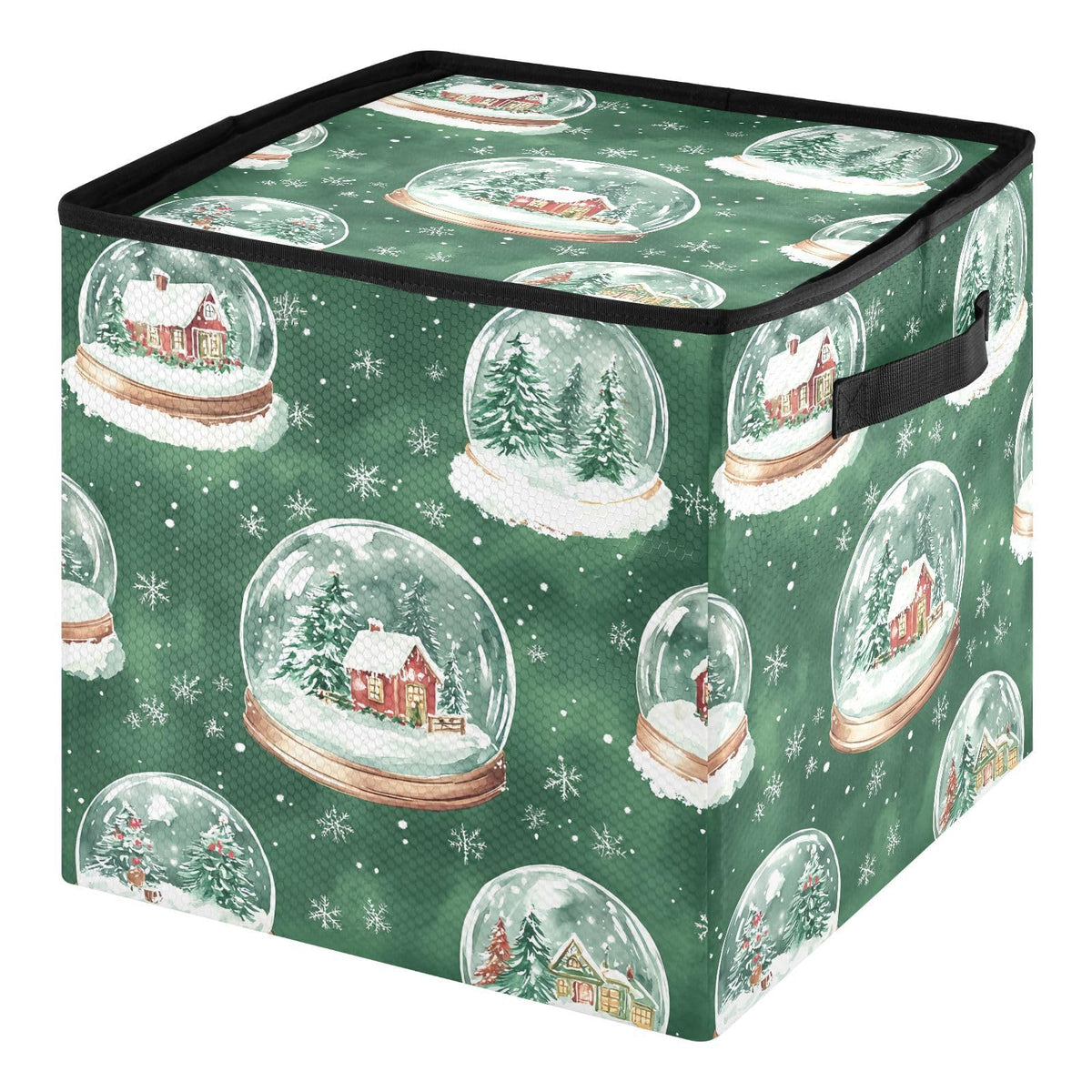Snow Globe Christmas Ornament Storage Box | Home Organization - Image 1