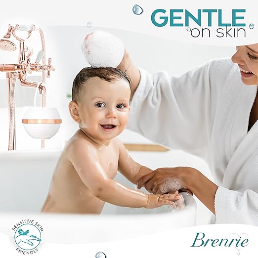 Bath Filter for Tub Faucet - 11 Stage Bathtub Water Filter with Vitamin C - Removes Chlorine & Contaminants - Bath Water Filter for Baby & Kids - Healthy Skin & Hair (White/Rose Gold)