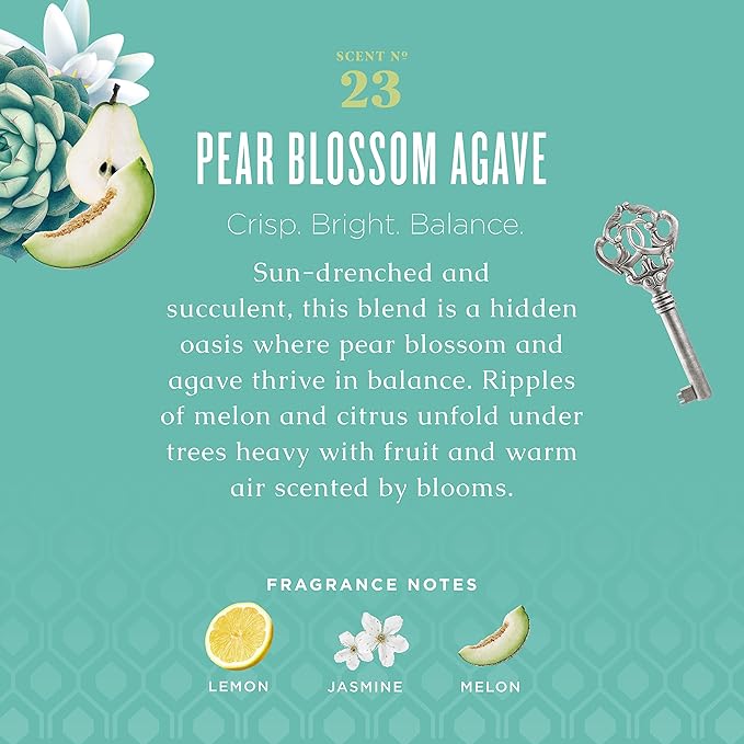 Caldrea Hand Lotion, For Dry Hands, Made with Shea Butter, Aloe Vera, and Glycerin and Other Thoughtfully Chosen Ingredients, Pear Blossom Agave Scent, 10.8 oz (Packaging May Vary)
