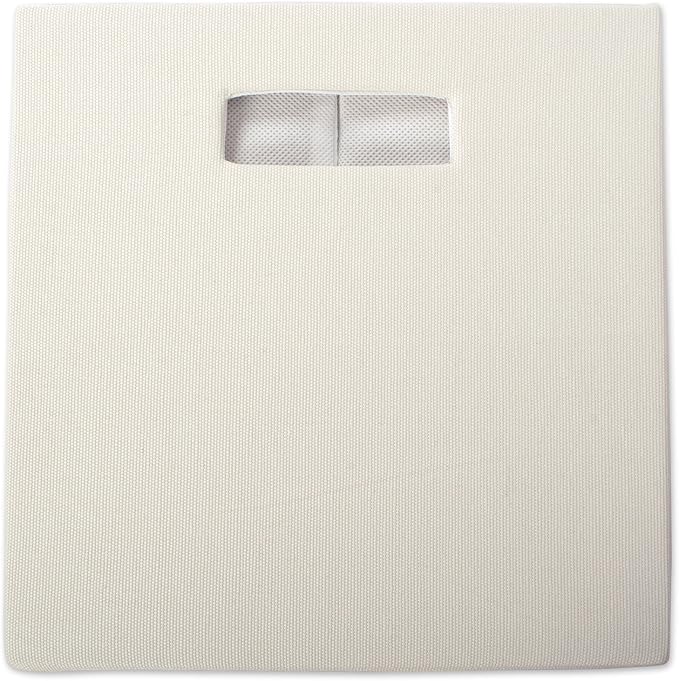 DII Poly-Cube Storage Collection Hard Sided, Collapsible Solid, Large, Off White