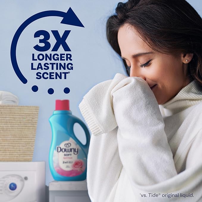 Downy Fabric Softener Liquid, April Fresh Scent, 111 fl oz, 150 Loads