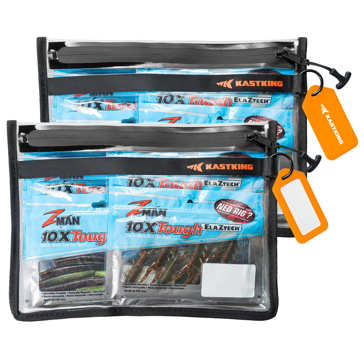 KastKing BaitShield Tackle Storage Bag, Soft Plastic Bait Storage - Image 1