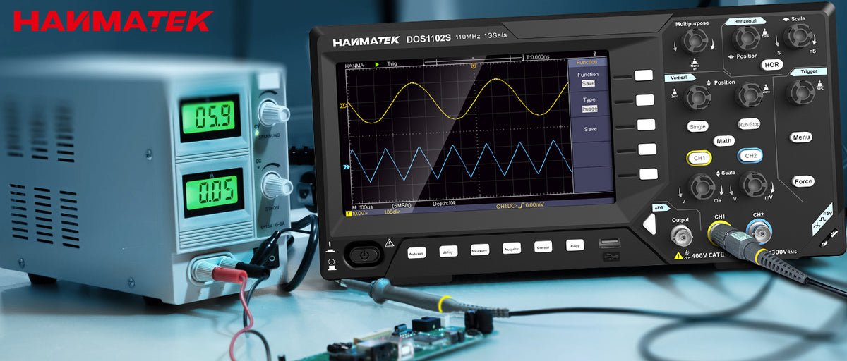 HANMATEK 2 in1 Digital Storage Oscilloscope - Image 8