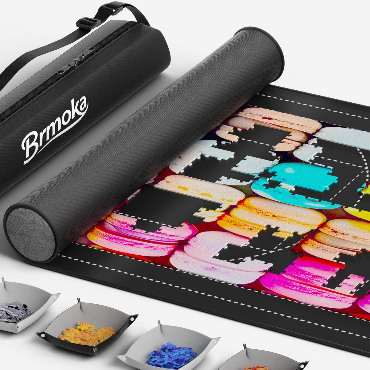 Jigsaw Puzzle Mat Roll Up, Portable Puzzle Board Keeper - Image 1
