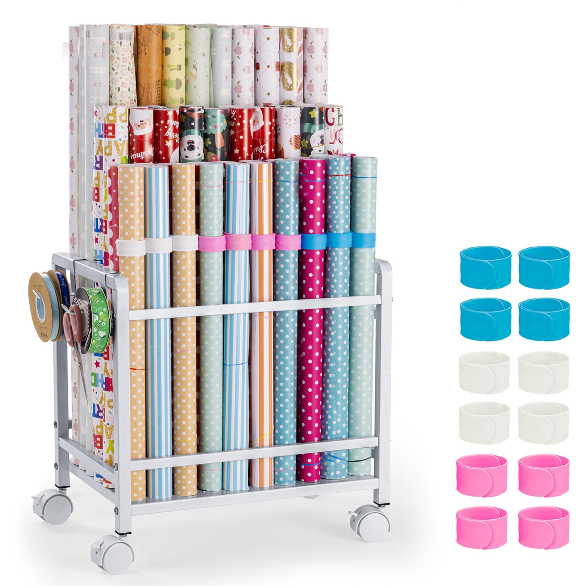 Wrapping Paper Storage Organizer, Blueprint Holder - Image 1