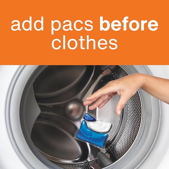 Amazon Basics Laundry Detergent Pacs, Original Scent, Powerful Triple Action, 112 Count
