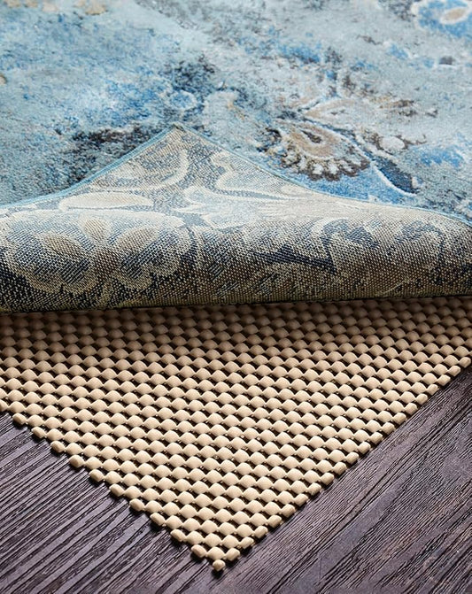Veken 2x3 Ft Rug Pad Gripper for Hardwood Floors, Non Slip Khaki Rug Pads for Area Rugs, Thick Rug Grippers for Tile Floors, Under Carpet Anti Skid Mat, Keep Your Rugs Safe and in Place