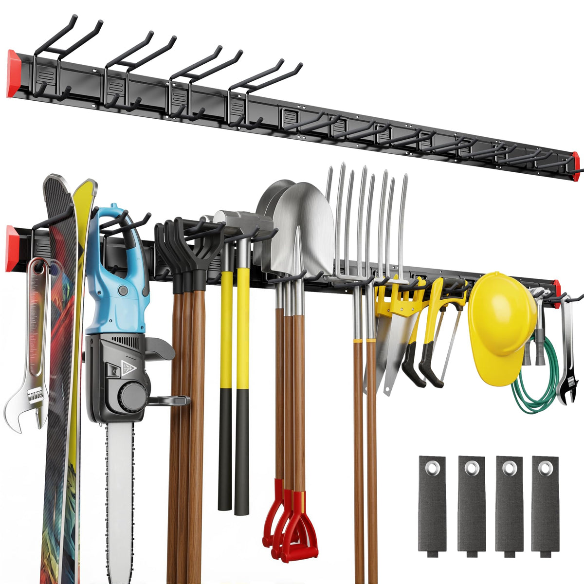 monTEK 80" Garage Tool Organizer Wall Mount, 800 LBS Heavy - Image 1