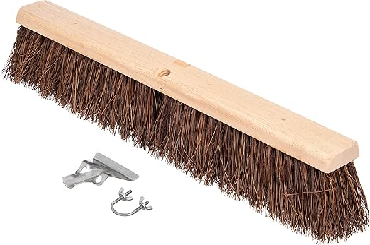SPARTA Flo-Pac Palmyra Floor Sweep, Heavy Sweep for Cleaning, 24 Inches, Brown, (Pack of 12)