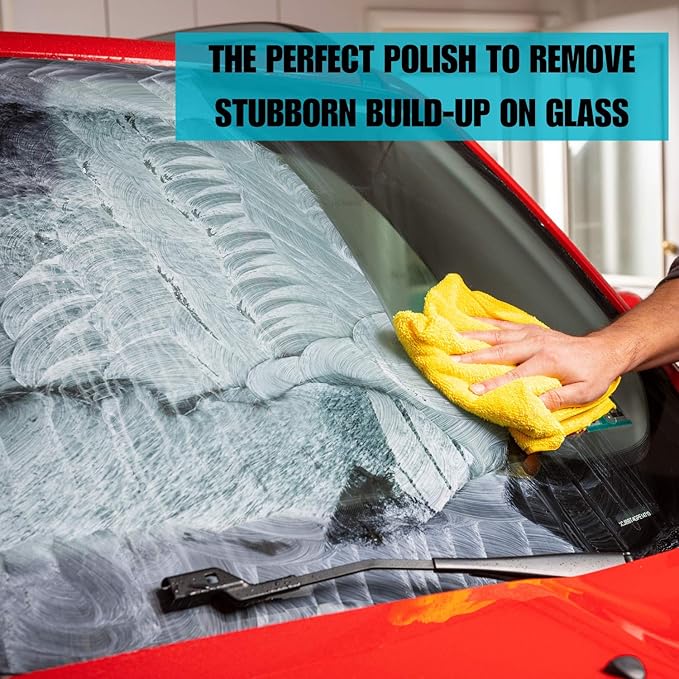 Invisible Glass 91411 Glass Stripper – Hard Water Spot Remover – Strips Coatings, Waxes, Oils & Road Film – Preps Windshields for Rain Repellent & Ceramic Coating – 4 Fl Oz