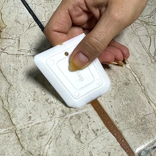 Tile Grout Repair Kit - Light Brown- Premixed Acrylic Sanded Grout, Waterproof Formula, Bathroom & Shower Grout Repair, with Plastic Applicator, 13.4 oz / 380 g / 0.84 lb