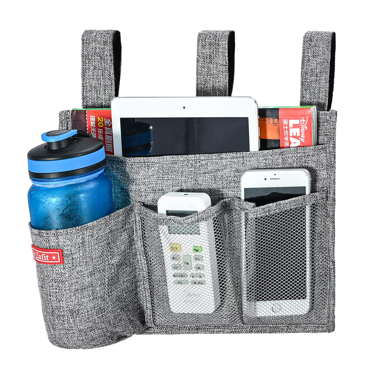Zafit Linen Bedside Caddy, Bedside Storage Organizer | All Products - Image 1
