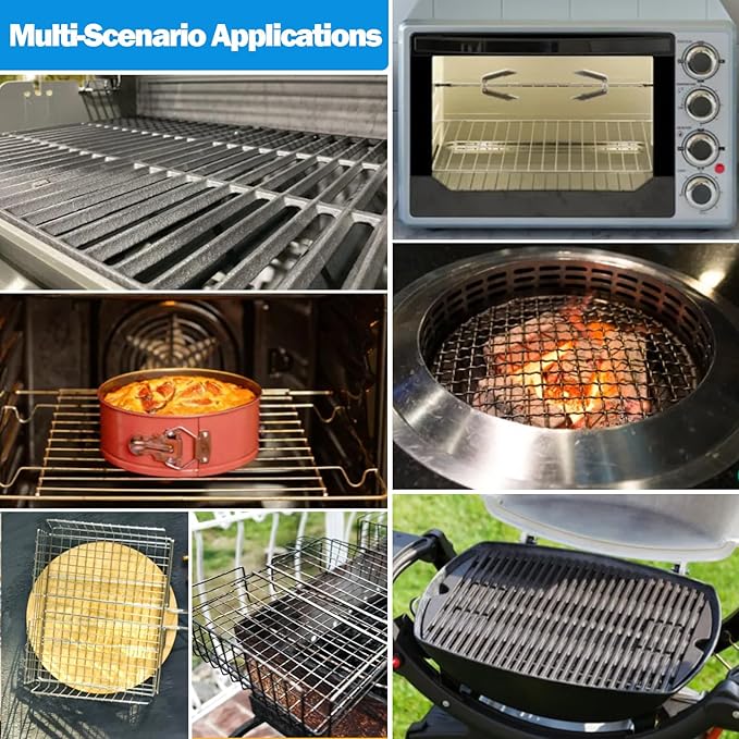 XANGNIER 16 Pack No Scrub Oven Rack Cleaning Bags,No Cleaner Included,Simple to Use,No Messy Hands Reusable Leakproof Soaking Cleaner Bags for Removable Metal Rack,BBQ Grills,Grill Grate