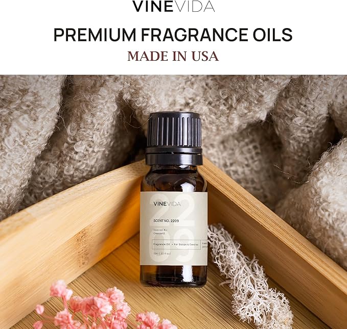 VINEVIDA [0.33oz] Cherry Blossom Fragrance Oil for Candle Making and Soap Making - Premium Candle Scents for Soy Candles