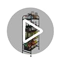 WHIFEA 5 Tier Slim Rolling Cart with Pull-Out Drawers - Image 8