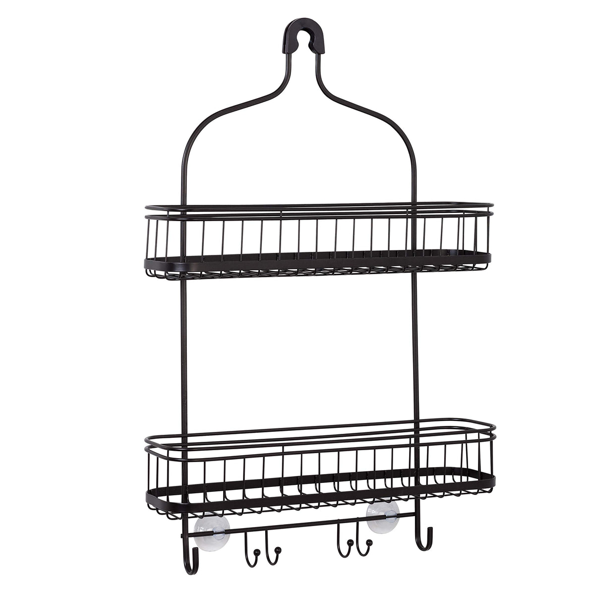 Zenna Home Shower Caddy Hanging Bathroom Organizer, Steel Shower - Image 1