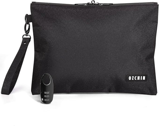 Smell Proof Bag Travel Storage Case Activated Charcoal Pouches Durable Odorless Medicine Organizer