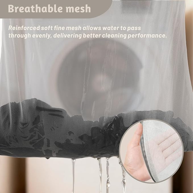 3 Pcs Premium Fine Mesh Laundry Bags, 3 Medium 12 x 16 Inches Durable Laundry Wash Bags with Sturdy Zipper for Delicates, Laundry Bag for Delicates, Garment Bag for Washing Machine (3 Medium)