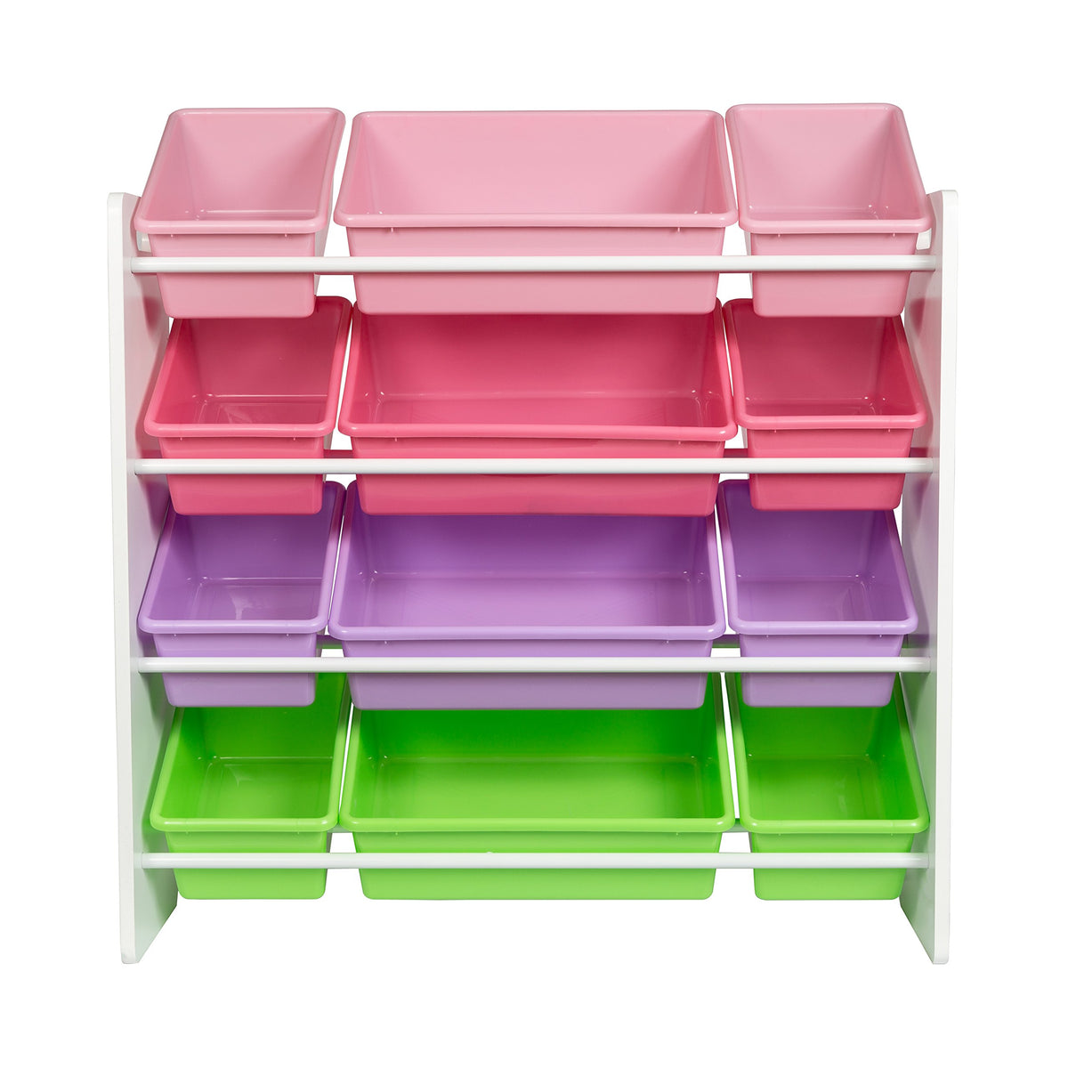 HoneyCanDo Kids Toy Storage Organizer With Bins, Pastel - Image 1
