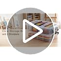 Citylife 2PC Clear Craft Organizers and Storage with 3 - Image 8