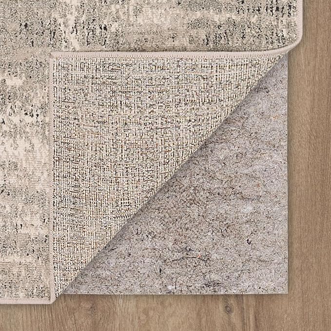 Mohawk Home Billingsley Modern Abstract Beige 2' 1" x 5' Area Rug Perfect for Kitchen, Living Room, Dining Room