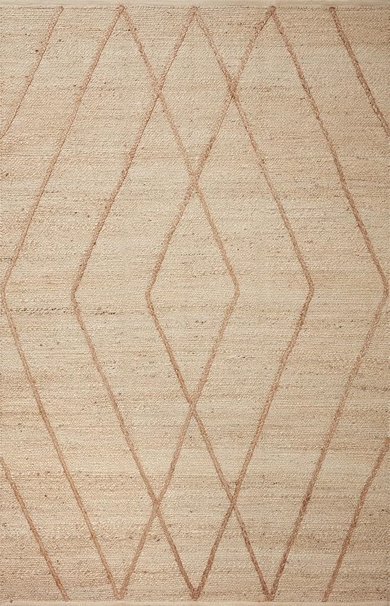 Loloi Bodhi Collection BOD-02 Ivory/Natural 2'-0" x 5'-0" Accent Rug