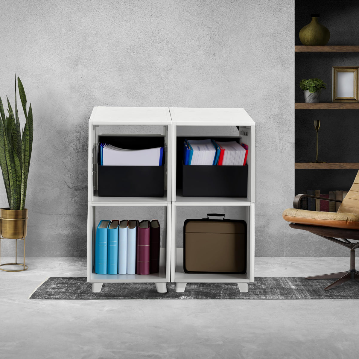 UNiPLAY Modular Cube Storage Organizer – Create Versatile Storage - Image 1