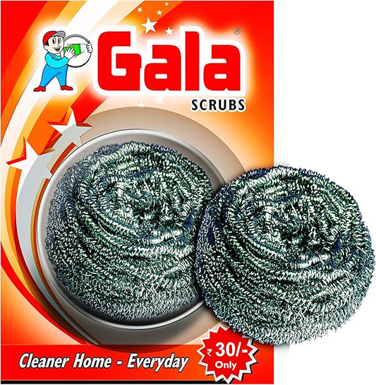 Gala Steel Scrubber Combo Set (Pack Of 12)