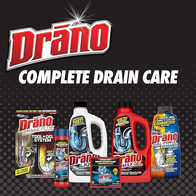Drano Max Gel Clog Remover, 80 oz