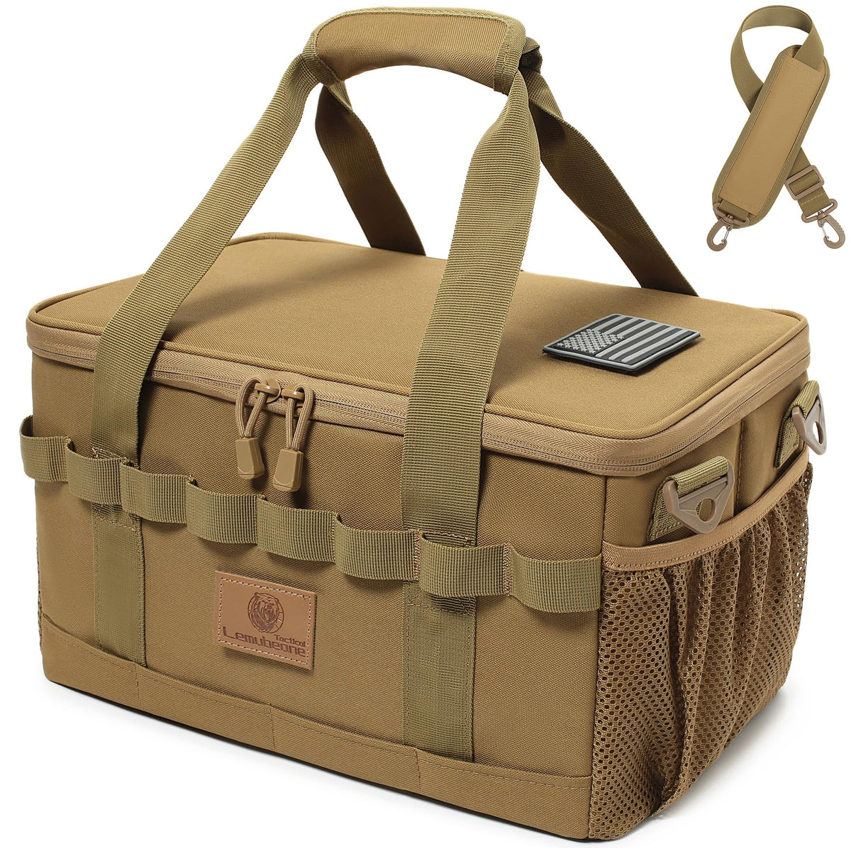 Tactical Camping Storage Bag 18L Utility Tote Bag Camp - Image 1