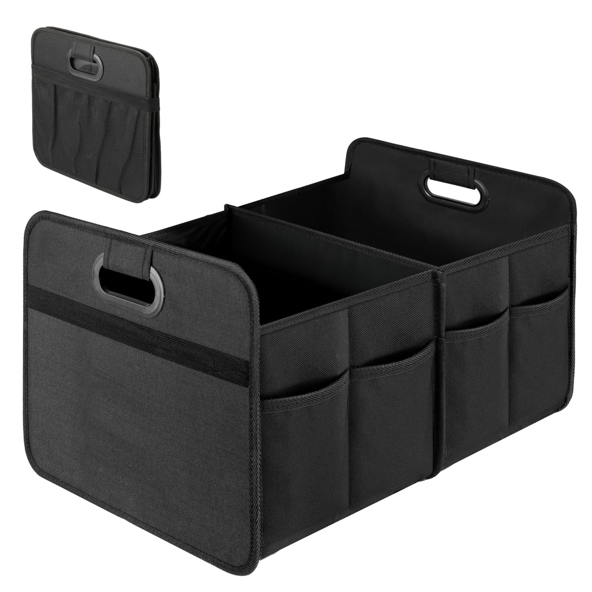 Simple Deluxe Car Trunk Organizer, 2 Compartments | Home Organization - Image 1