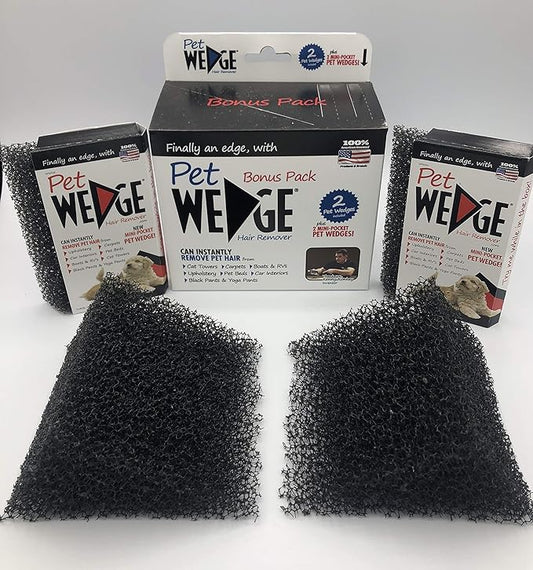 2 Pack Pet Wedge & 2 Pack Mini-Pocket Pet Wedge Bonus Pack