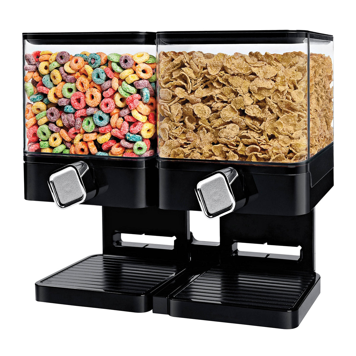 Honey-Can-Do Zevro Compact Dry Food Dispenser, Dual | All Products - Image 1