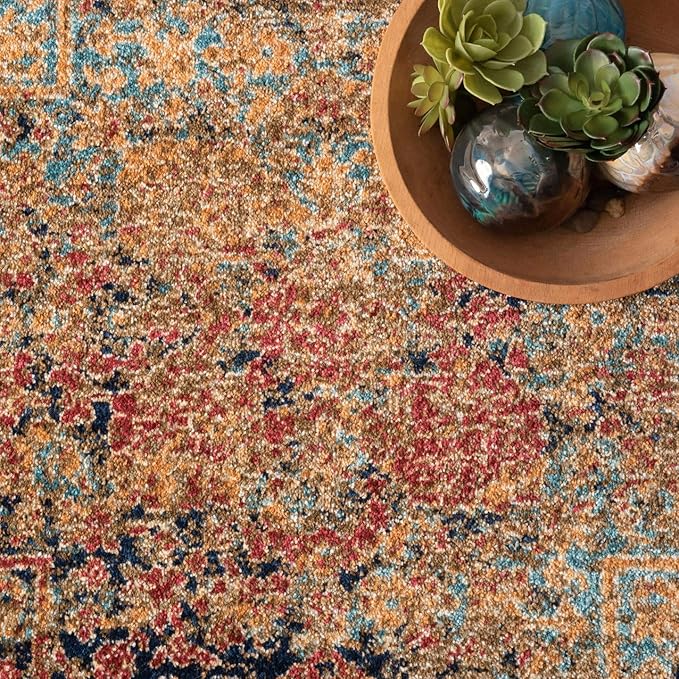 nuLOOM Vintage Magdala Area Rug, 4x6, Multi