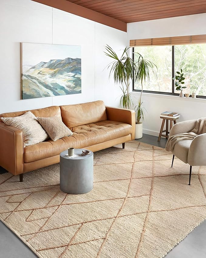 Loloi Bodhi Collection BOD-01 Ivory/Natural 2'-0" x 5'-0" Accent Rug