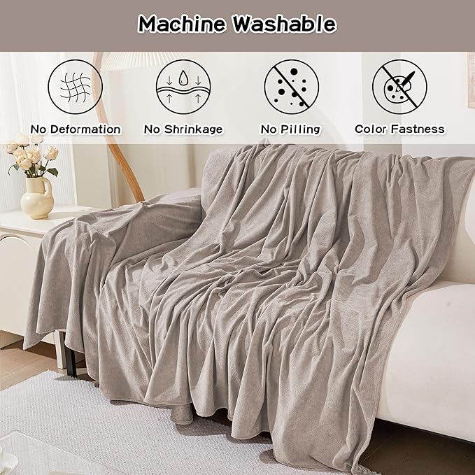 MEETSKY Couch Cover for 3 Cushion Sofa, Cat Scratch Proof Couch Protector Washable Sofa Covers Sectional Couch Covers for Dogs Soft L Shape Sofa Slipcover for Pets Kids, 91" x134”, Oat