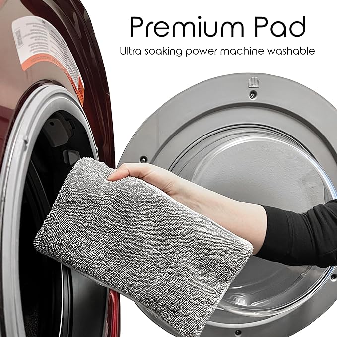 Easy Squeegee Customized Professional RV and Home Awning mop Rotating and Lockable Head, extendable Pole with Dual Sided mop pad, Reusable Awning mop pad, Machine Washable