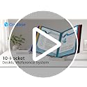 10-Pocket Desk Reference Organizer with Sturdy Metal | All Products - Image 8
