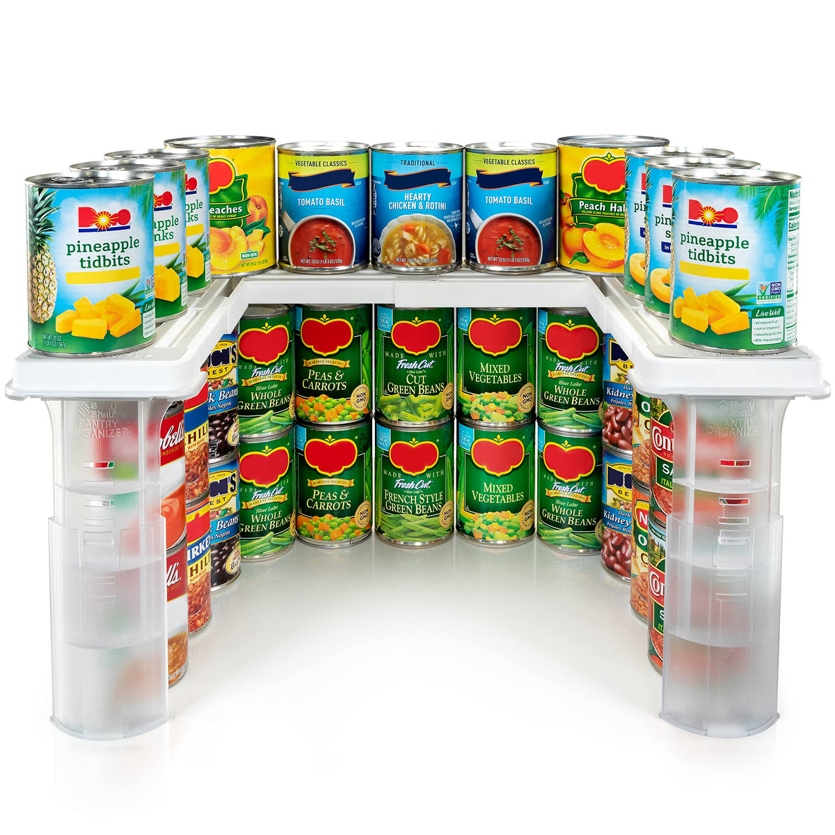 Savvy Shelf Adjustable Pantry & Can Storage Organizer - Kitchen - Image 1